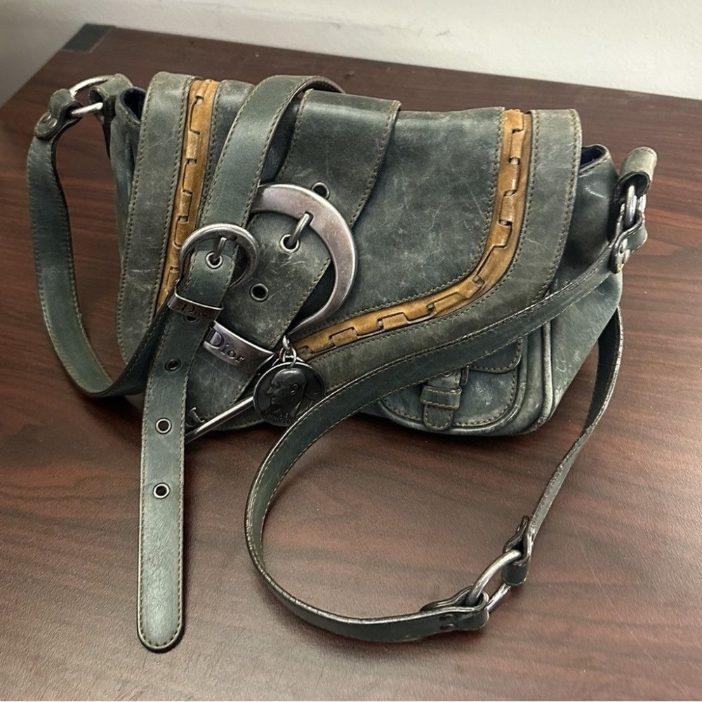vintage dior gaucho crossbody bag